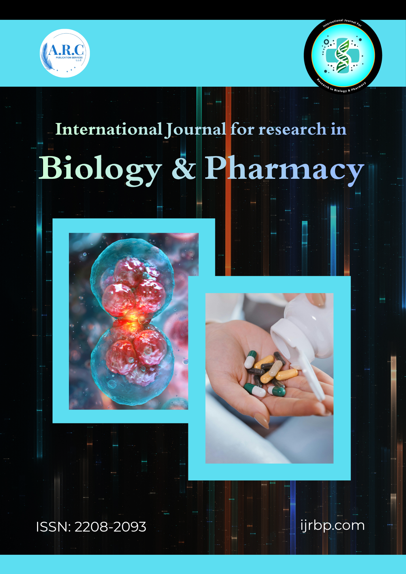 International Journal for Research in Biology & Pharmacy Journal Cover
